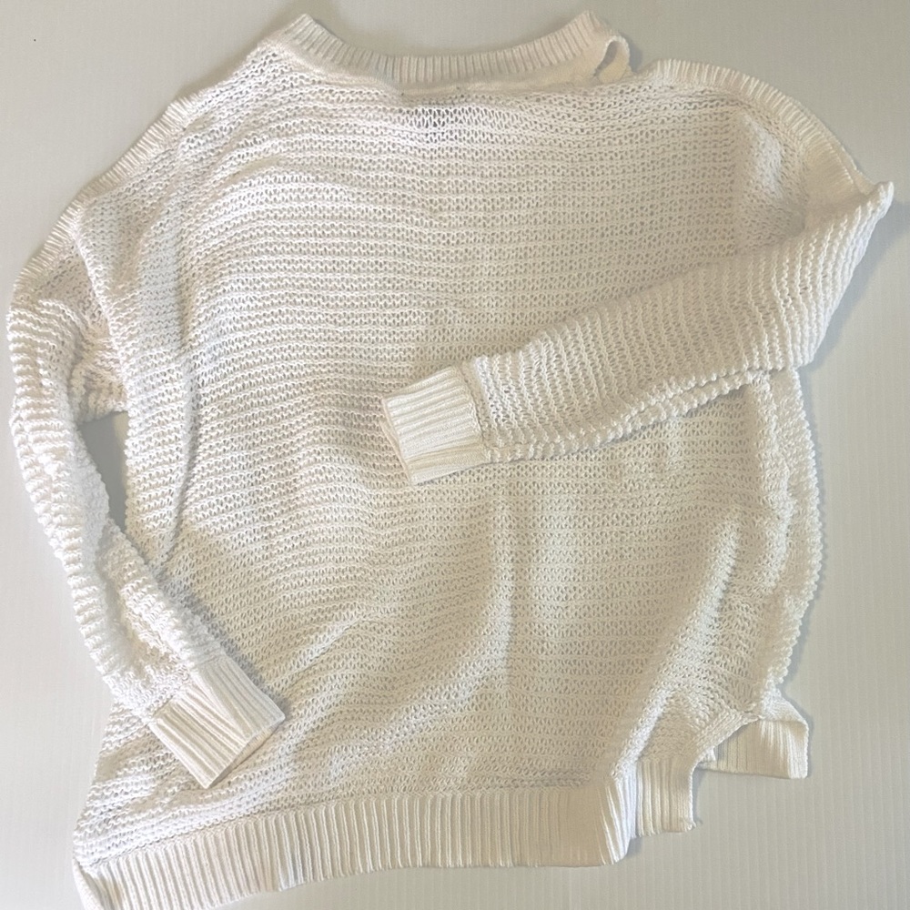 Express Cold-Shoulder Sweater - Picture 2 of 3